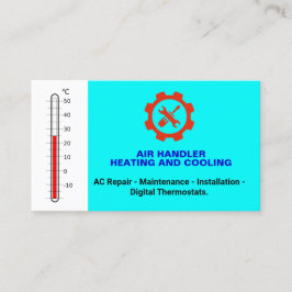 Personalisierte Reparatur, Heizung HVAC Visitenkarte
