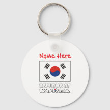 Personalisierte Republik Korea Runde Aluminium