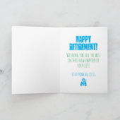 PERSONALISIERTE RETIREMENT-LEGEND FORTSETZT DIE AR KARTE (Innenseite)