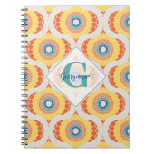 Personalisierte Retro-Ägäische Sommerradiant Manda Notizblock (Vorderseite)