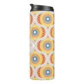 Personalisierte Retro-Ägäische Sommerradiant Manda Thermosbecher (Nach rechts gedreht)