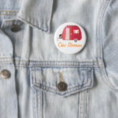 Personalisierte Retro Art Caravan Besitzer Buttons (Beispiel)