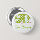 Personalisierte Retro-Art Wohnwagen Besitzer-Butto Button (Vorne & Hinten)
