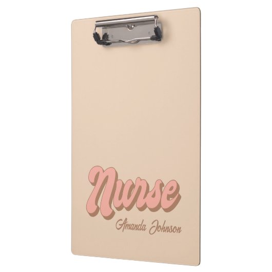 Personalisierte Retro-benutzerdefinierte Zwischena Klemmbrett (Links)