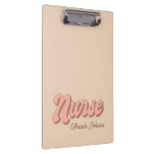 Personalisierte Retro-benutzerdefinierte Zwischena Klemmbrett (Rechts)