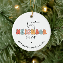 Personalisierte Retro Best Neighbour je Niedlich