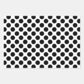 Personalisierte Retro-Button-Up-Girls Geschenkpapier Set (Vorderseite 2)