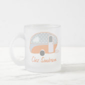 Personalisierte Retro Caravan Art Tasse (Links)