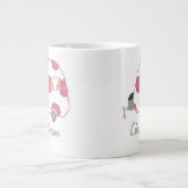Personalisierte Retro Design Caravan Eigentümer Ju Jumbo-Tasse (Vorderseite)