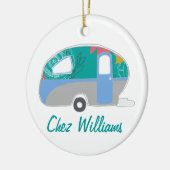 Personalisierte Retro Design Caravan Ornamente (Links)