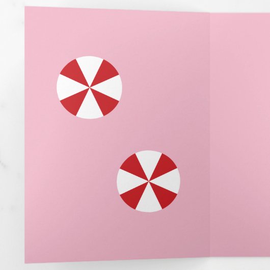 Personalisierte Retro-Farbigkeit Dreifach Gefaltete Urlaubskarte (Innen Erste Seite)