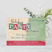 Personalisierte Retro-Feier Einladung (Stehend Vorderseite)