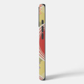 Personalisierte Retro-Fuchs-Kunst Retro Case-Mate iPhone Hülle (Rückseite / Links)