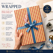 Personalisierte Retro-Geometrie-Geschenkverpackung Geschenkpapier