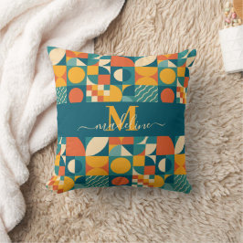 Personalisierte Retro geometrische Farbe Kissen