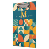 Personalisierte Retro geometrische Farbe Klemmbrett (Links)