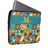 Personalisierte Retro geometrische Farbe Laptopschutzhülle (Vorne Rechts)