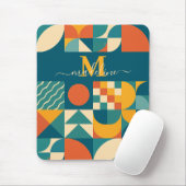 Personalisierte Retro geometrische Farbe Mousepad (Mit Mouse)
