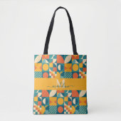 Personalisierte Retro geometrische Farbe Tasche (Vorderseite)