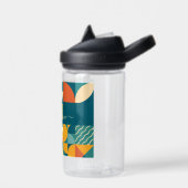 Personalisierte Retro geometrische Farbe Trinkflasche (Links)