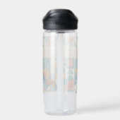 Personalisierte Retro geometrische Farbe Trinkflasche (Rückseite)