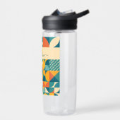 Personalisierte Retro geometrische Farbe Trinkflasche (Links)