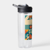 Personalisierte Retro geometrische Farbe Trinkflasche (Rechts)