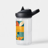 Personalisierte Retro geometrische Farbe Trinkflasche (Links)