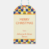 Personalisierte Retro Geschenkanhänger (Vorderseite)