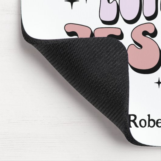 Personalisierte Retro-Glaube Lehrer Wertschätzung Mousepad (Ecke)