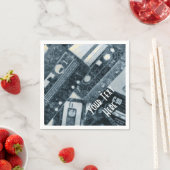 Personalisierte Retro-Kassetten Napkins Serviette (Beispiel)