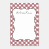 Personalisierte Retro Küche Post It Notes Geschenk Post-it Klebezettel (Vorderseite)