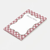 Personalisierte Retro-Küchen-Post-it-Notes-Geschen Post-it Klebezettel (angewinkelt)