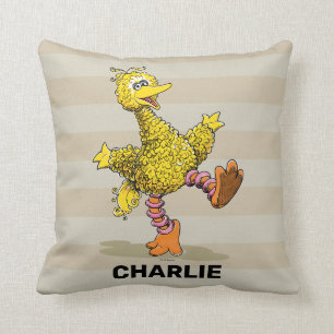 Personalisierte Retro-Kunst Big Bird Wurfkissen Kissen
