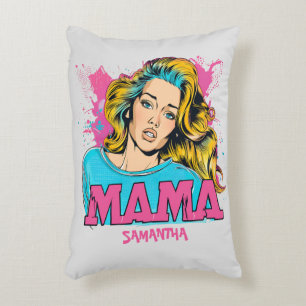 Personalisierte Retro-Mama-Pop-Art (20) Dekokissen