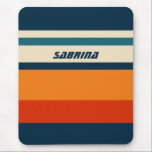 Personalisierte Retro Mousepad<br><div class="desc">Tragen Sie Ihren Namen oder Ihre Initialen in diese Accessoires ein, um Ihre Geräte und den Arbeitsbereich mit einer Touch Vintagen Charmes und Personalisierung zu bereichern. Zeichnend Inspiration aus der klassischen Epoche präsentiert unsere Kollektion eine sorgfältig gepflegte Farbpalette und hochwertige Materialien, um zu gewährleisten, dass Ihre Geräte nicht nur gut...</div>