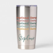 Personalisierte Retro-OT-Arbeitstherapie Thermobecher (Vorderseite)