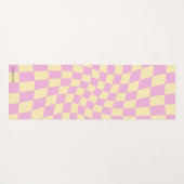 Personalisierte Retro-Pastete mit verschliffenem V Yogamatte (Vorderseite (Horizontal))