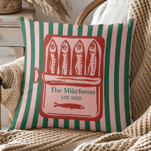 Personalisierte Retro Sardine Tin Streifen
