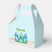 Personalisierte Retro-Surfboards Geschenkschachtel (Vorderseite)