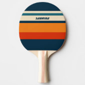 Personalisierte Retro Tischtennis Schläger (Vorderseite)