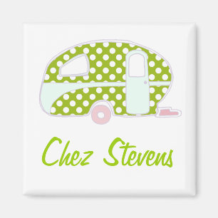 Personalisierte Retro-Wohnwagen-Design-Magnete Magnet