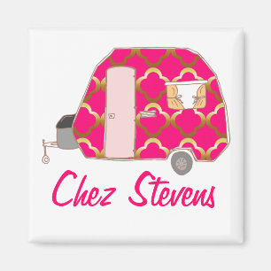 Personalisierte Retro-Wohnwagen-Design-Magnete Magnet