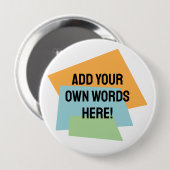 Personalisierte Retroformen Button (Vorne & Hinten)
