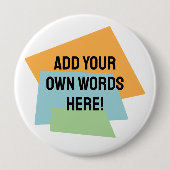 Personalisierte Retroformen Button (Vorderseite)
