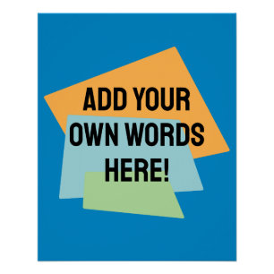 Personalisierte Retroformen Poster