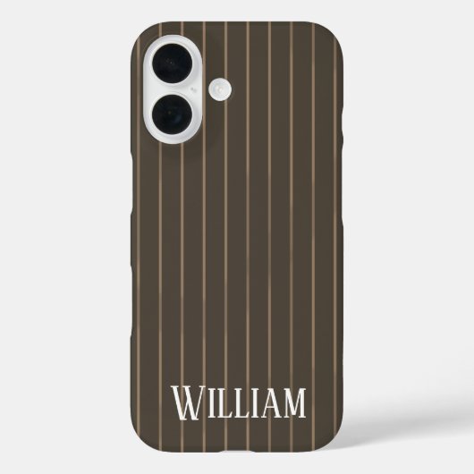 Personalisierte Retropinstreifen Case-Mate iPhone Hülle (Rückseite)