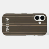 Personalisierte Retropinstreifen Case-Mate iPhone Hülle (Rückseite (Horizontal))