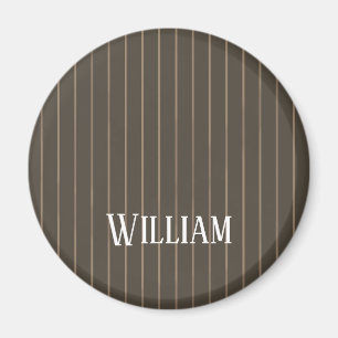 Personalisierte Retropinstreifen Magnet