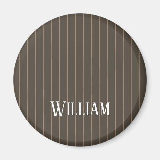 Personalisierte Retropinstreifen Magnet (Vorne)